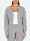 Mohair Cardigan - Grey