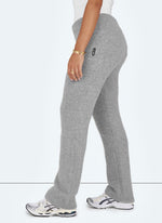 Mohair Flare Joggers - Grey