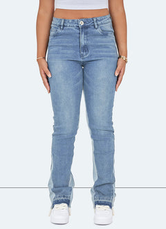 Vintage-Flare-Jeans – Blau 