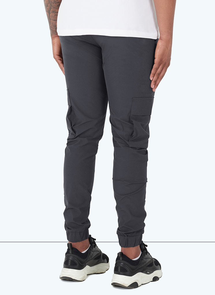 Pantalon de survêtement multi-poches - Gris anthracite 