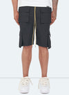 Vintage 4-Pocket-Cargo-Shorts – Schwarz