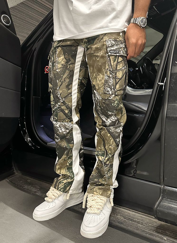 Vintage Flare Cargos - Tree Camo