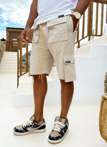 Vintage 4-Pocket-Cargo-Shorts – Stein