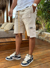 Vintage 4-Pocket-Cargo-Shorts – Stein