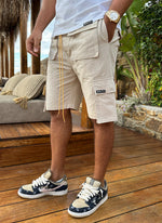 Vintage 4-Pocket-Cargo-Shorts – Stein