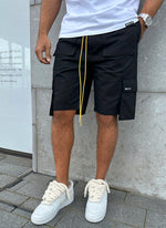 Vintage 4-Pocket-Cargo-Shorts – Schwarz
