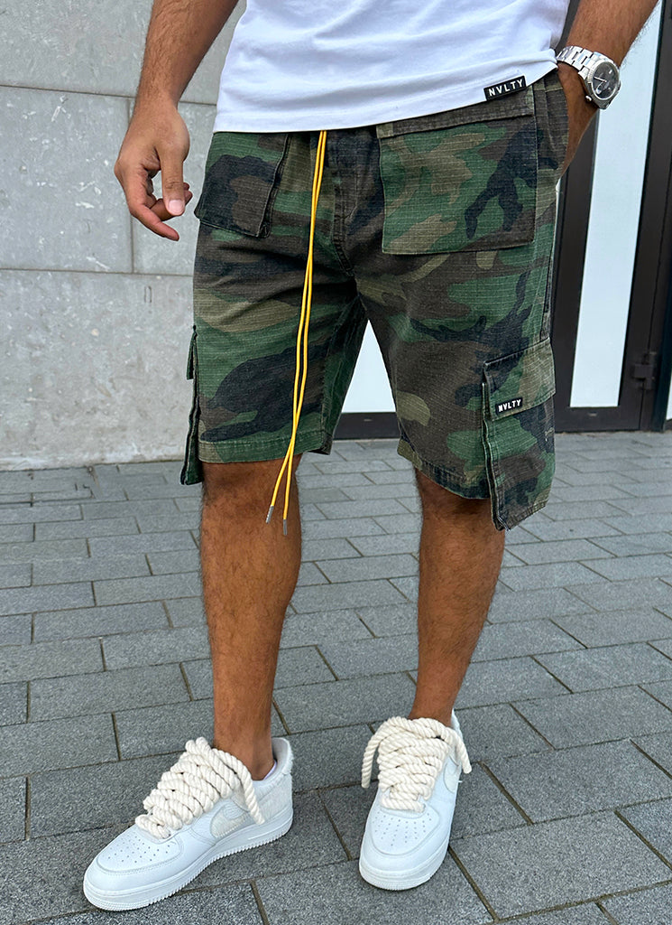 Vintage 4-Pocket-Cargo-Shorts – Camo