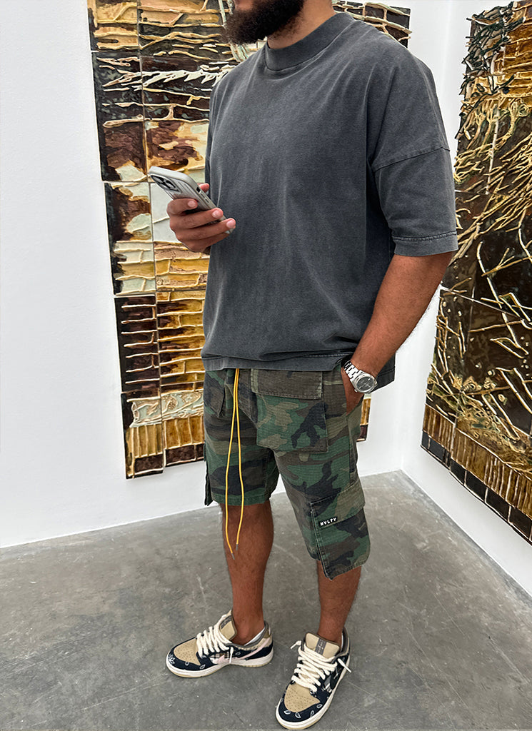 Vintage 4-Pocket-Cargo-Shorts – Camo