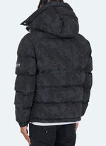 Concrete Puffer Jacket - Black