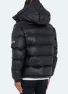 Shiny Puffer Jacket - Black