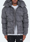 Concrete Puffer Jacket - Charcoal Grey