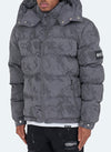 Concrete Puffer Jacket - Charcoal Grey