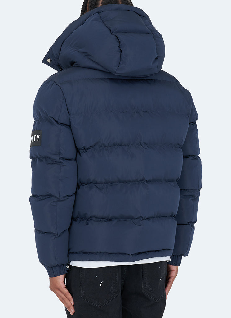 Essential Puffer Jacket - Navy