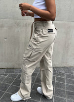 Vintage Wide Leg Cargos - Stone