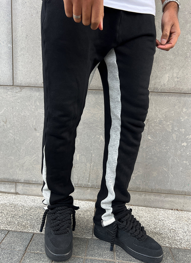 Vintage Flare Joggers - Black