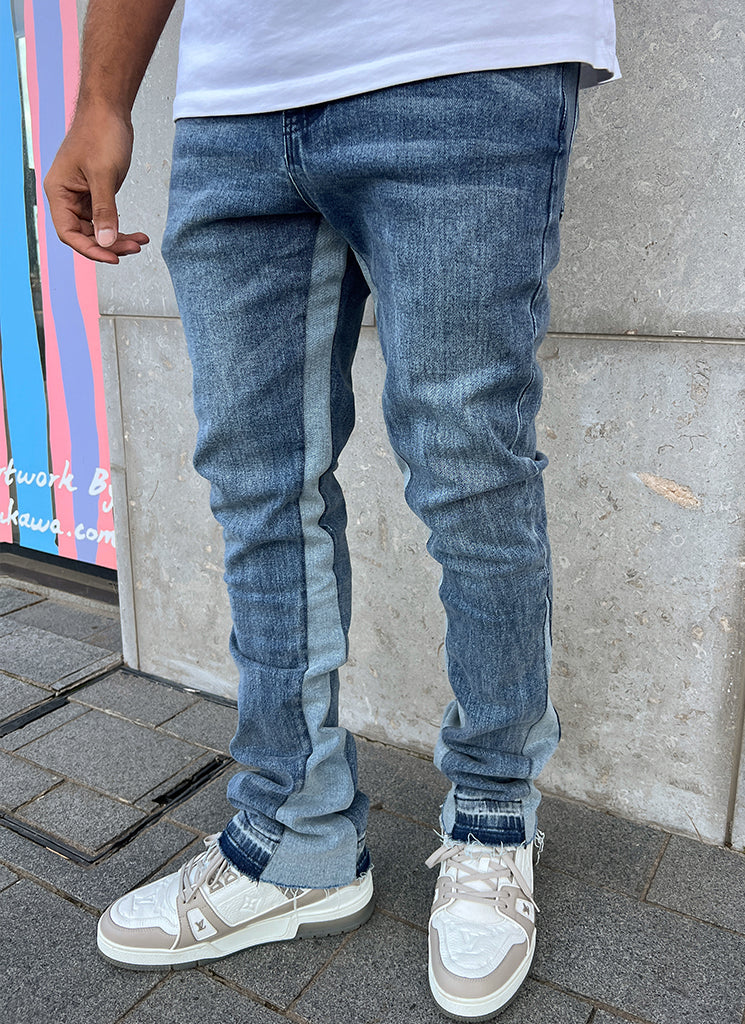 Vintage-Flare-Jeans – Blau 