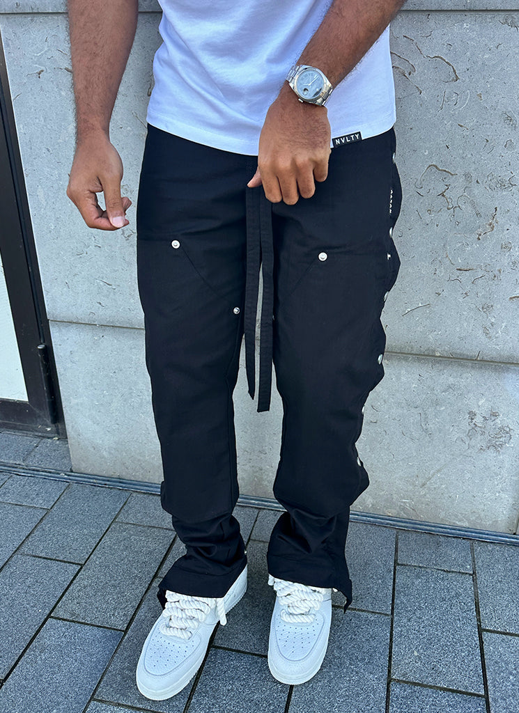 Vintage Snapper Carpenter Cargos - Black