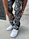 Vintage Flare Cargos - Black Tree Camo