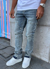 Vintage Flare Carpenter Jeans - Blue