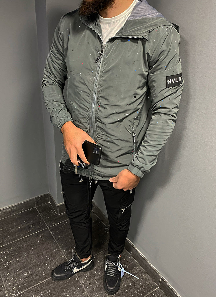Paint Windjacke – Anthrazit