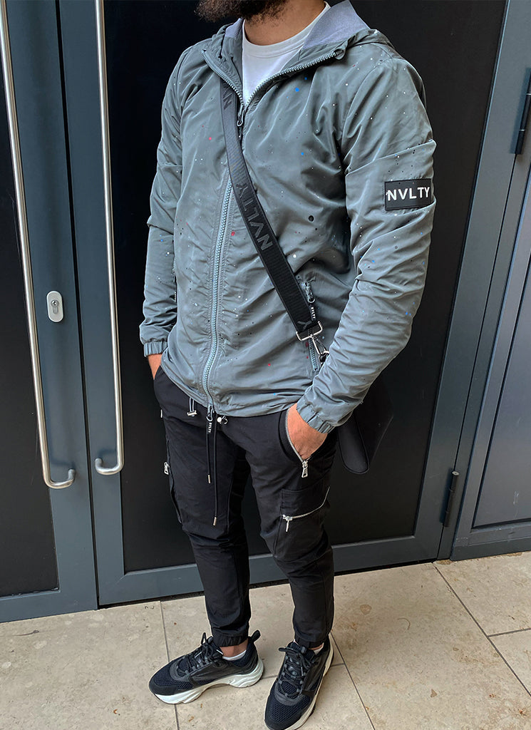 Paint Windjacke – Anthrazit