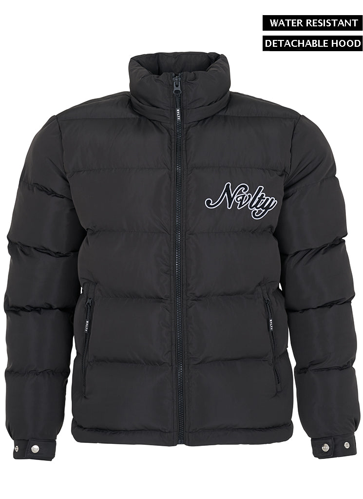 Signature Puffer Jacket - Black