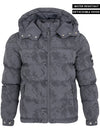 Concrete Puffer Jacket - Charcoal Grey