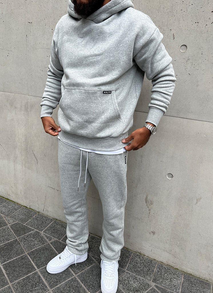 Heavyweight Essential Hoodie - Grey