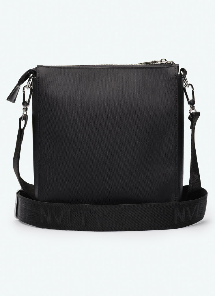 Logo Messenger Bag - Black