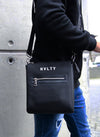 Logo Messenger Bag - Black