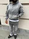 Vintage Flare Sunfaded Joggers - Grey