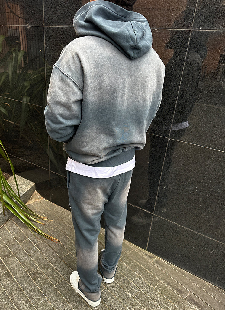 Vintage Flare Sunfaded Joggers - Aschgrau 
