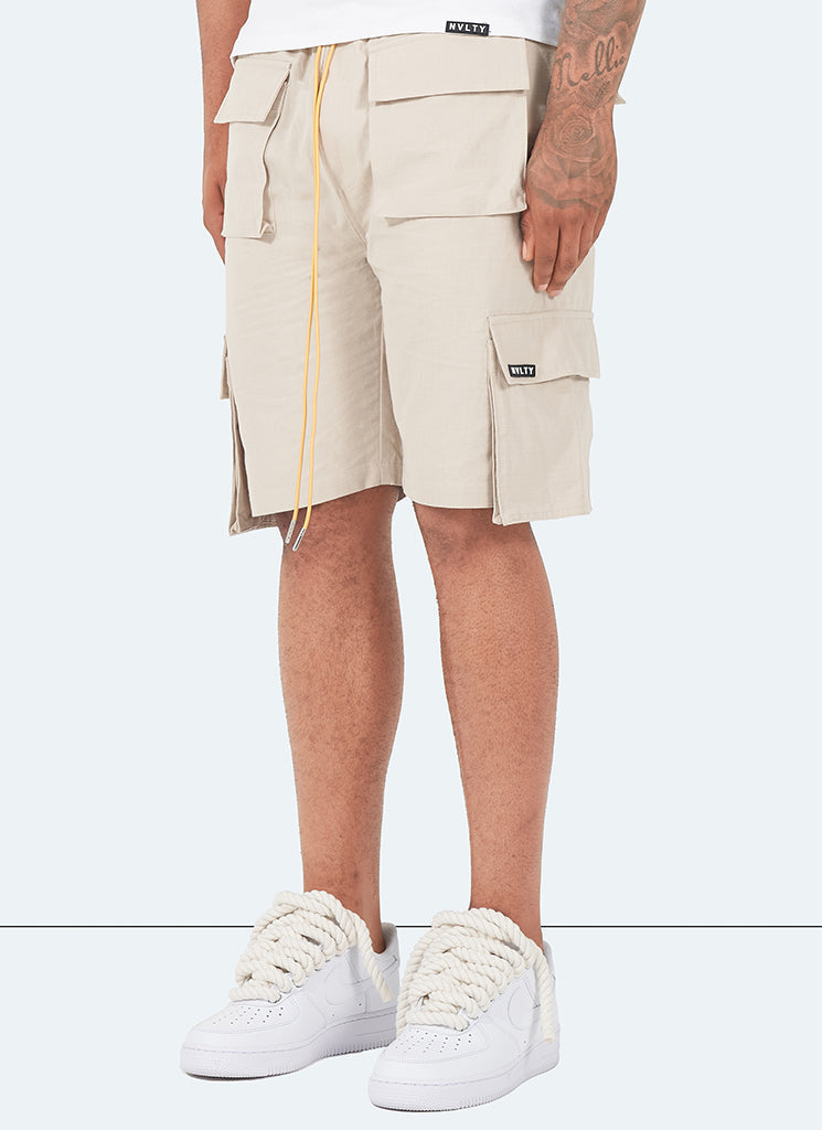 Vintage 4-Pocket-Cargo-Shorts – Stein