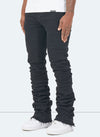 Vintage Stacked Jeans - Black