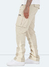 Vintage Flare Cargos - Stone