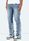 Vintage Flare Paint Jeans - Blue