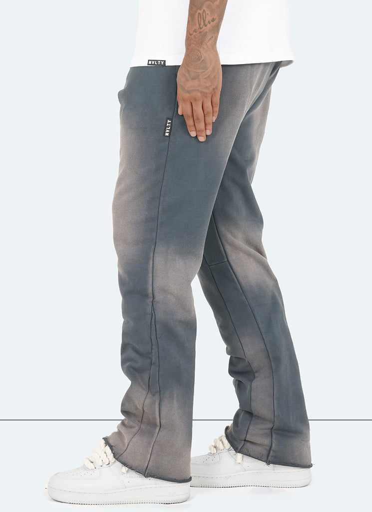 Vintage Flare Sunfaded Joggers - Aschgrau 