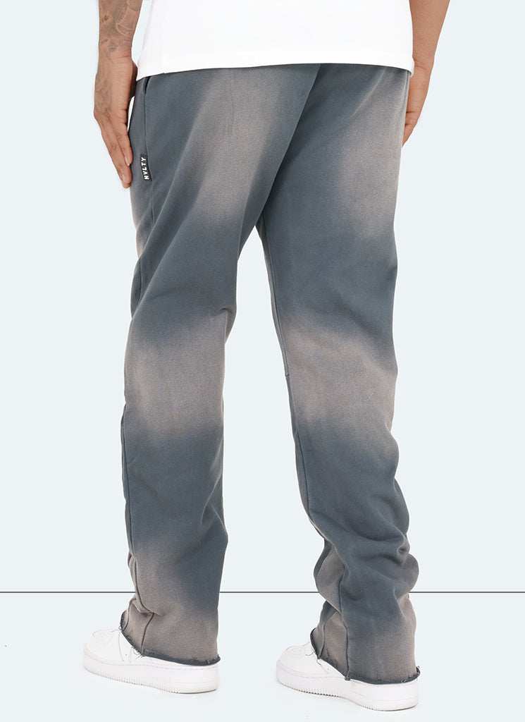 Vintage Flare Sunfaded Joggers - Aschgrau 