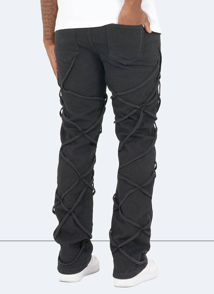 Vintage Rope Jeans - Black