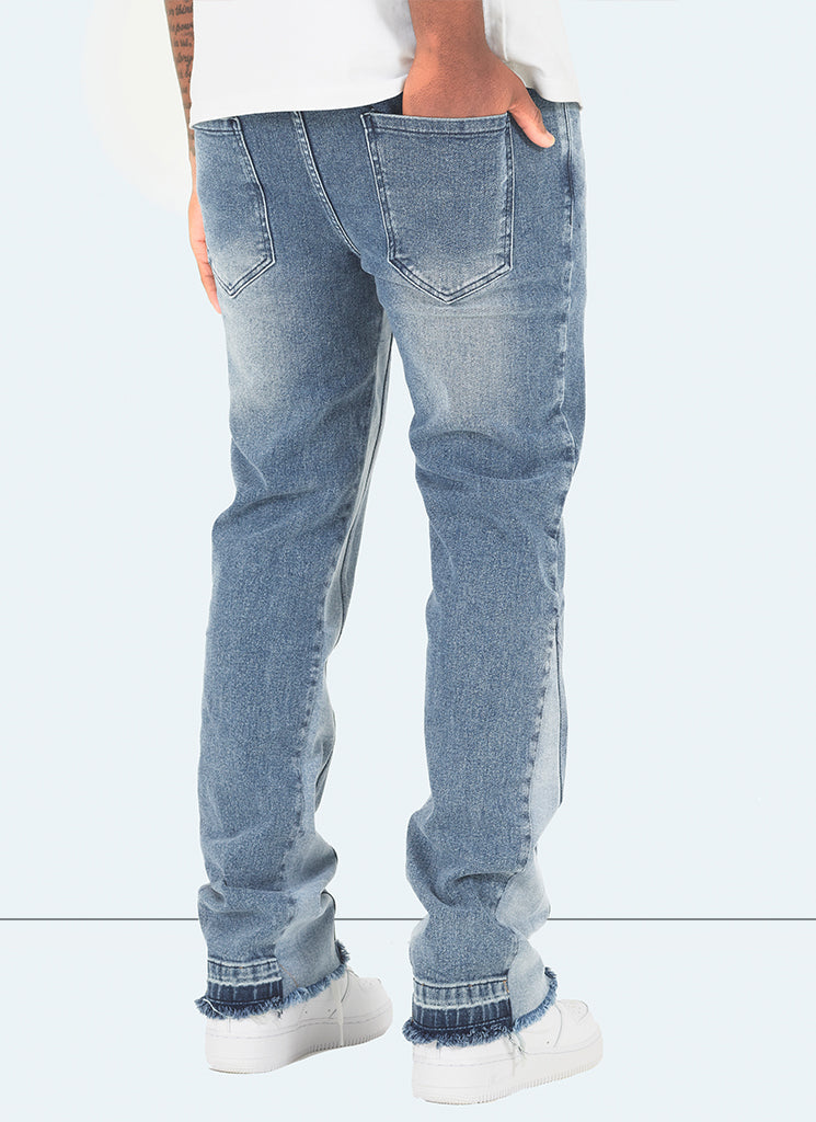 Vintage-Flare-Jeans – Blau 