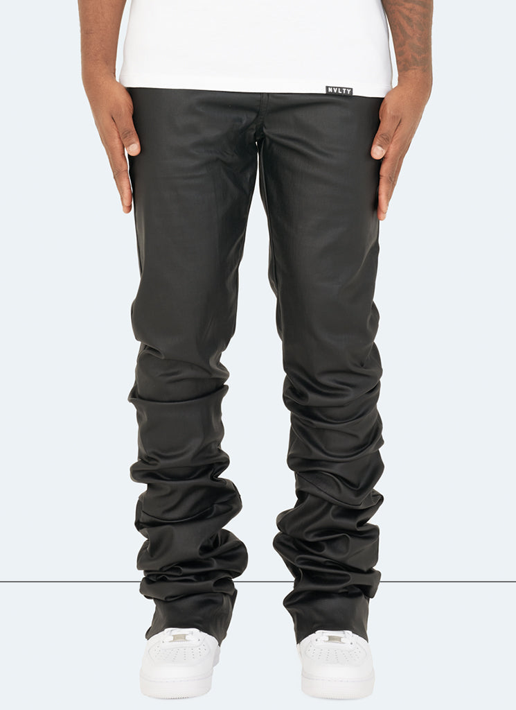 Vintage Stacked Wax Jeans – Schwarz 